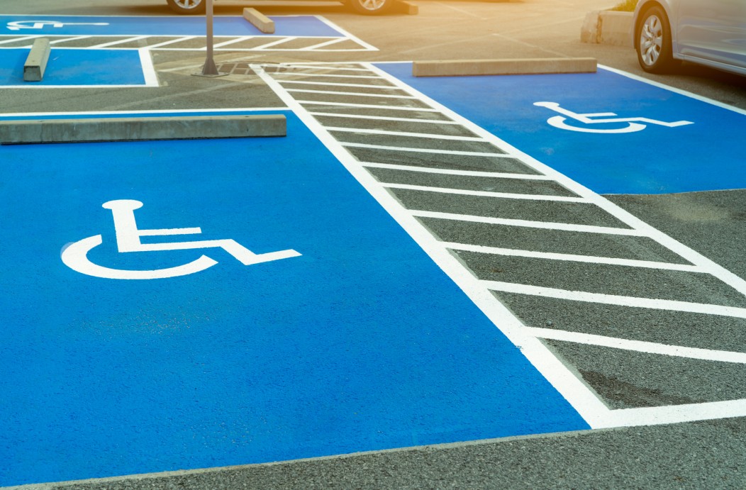 ADA Signage Services in the Grand Rapids, Michigan area-image of handicapped parking space