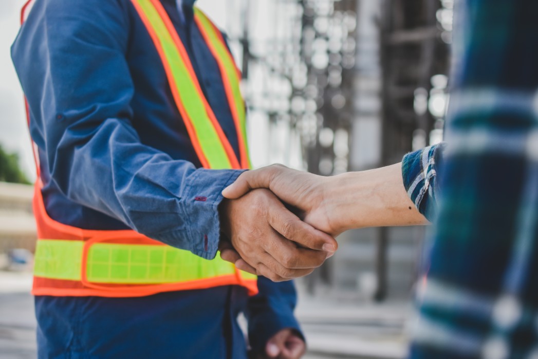 Construction Sweeping services in the Grand Rapids, Michigan area-Construction Site Image