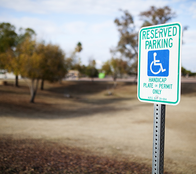 ADA Signage services in the Grand Rapids, Michigan area-ADA Handicapped Parking Sign