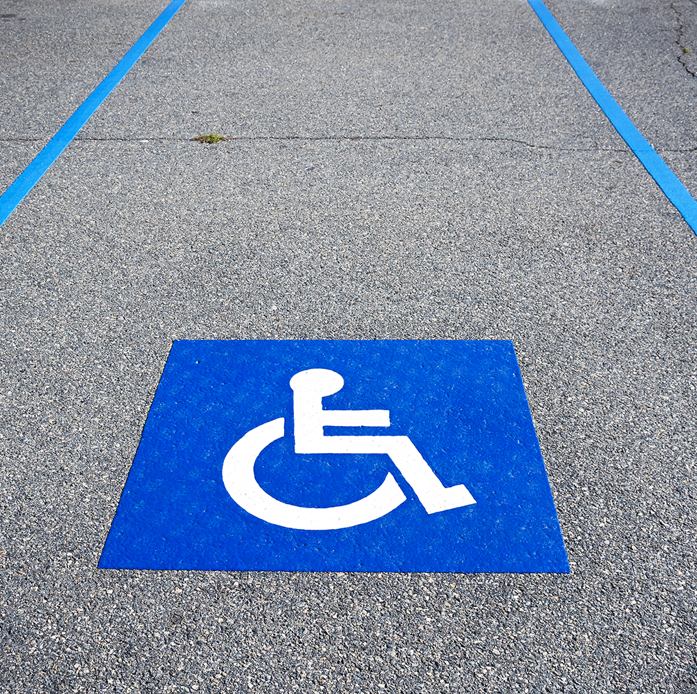 Parking Lot Striping and ADA Signage in Grand Rapids